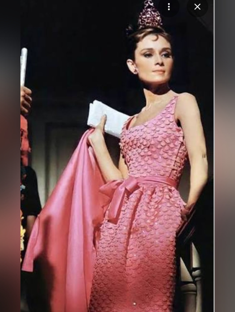 Barbie The Movie Margot Kidder Restyled Pink Givenchy Cocktail Dress/Coat - Picture 15 of 16